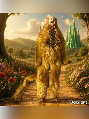 1981 retired Vintage 12” The Wizard of Oz COWARDLY LION  Doll Toy Time